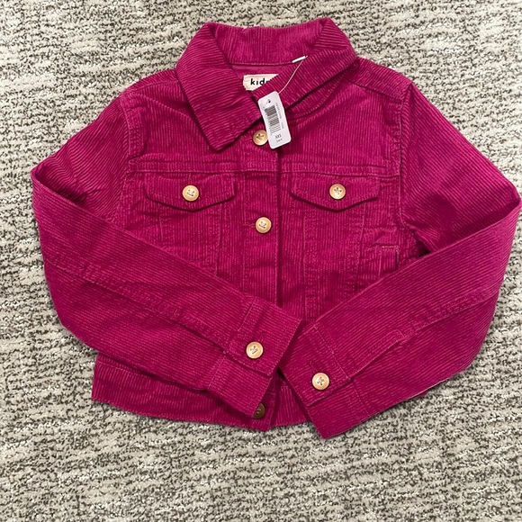 kidpik Other - Kidpik Fuchsia Corduroy Jacket